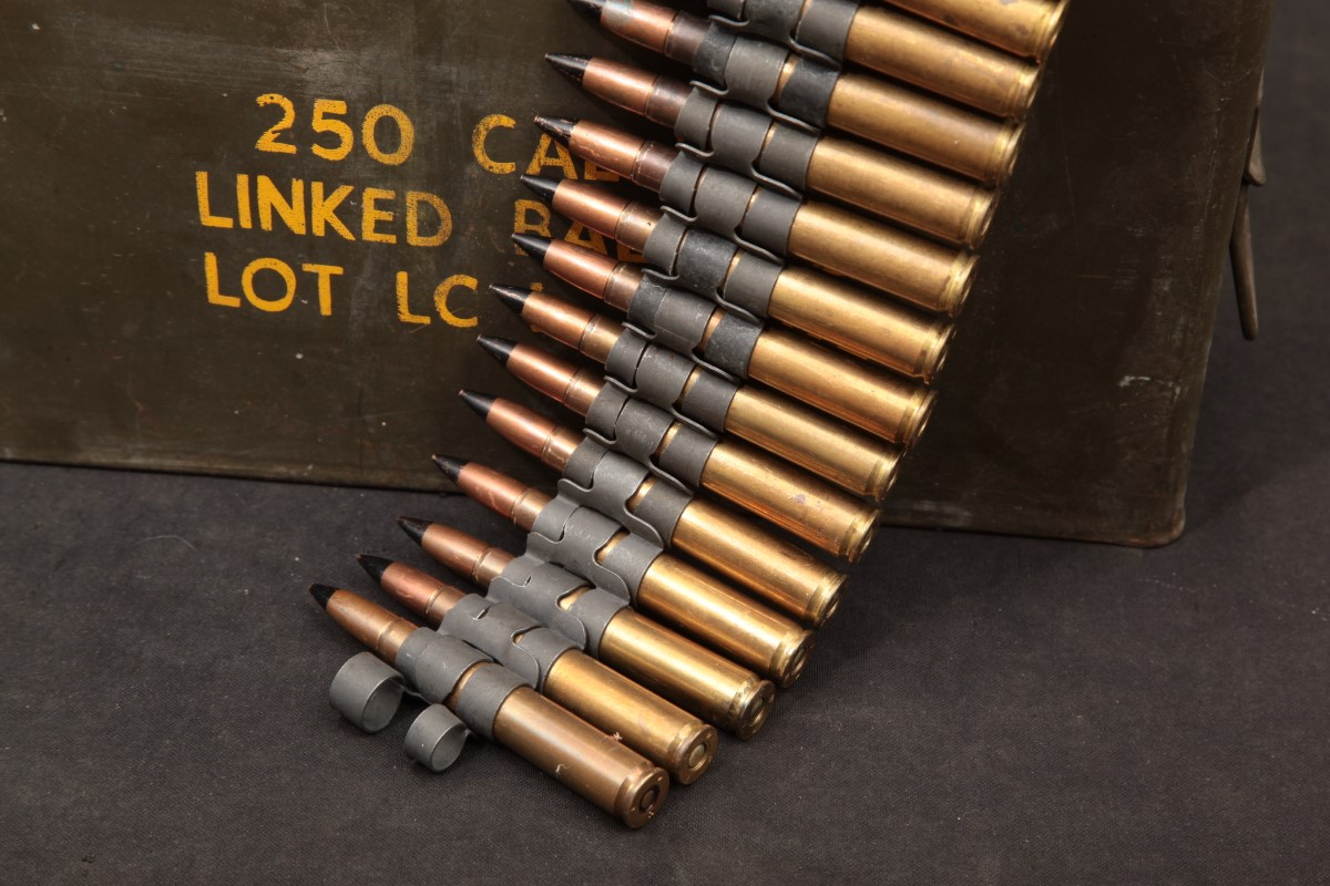 129x .30-06 Sprg. US Military Surplus Ammunition .30 M2 TW 64 Linked AP ...