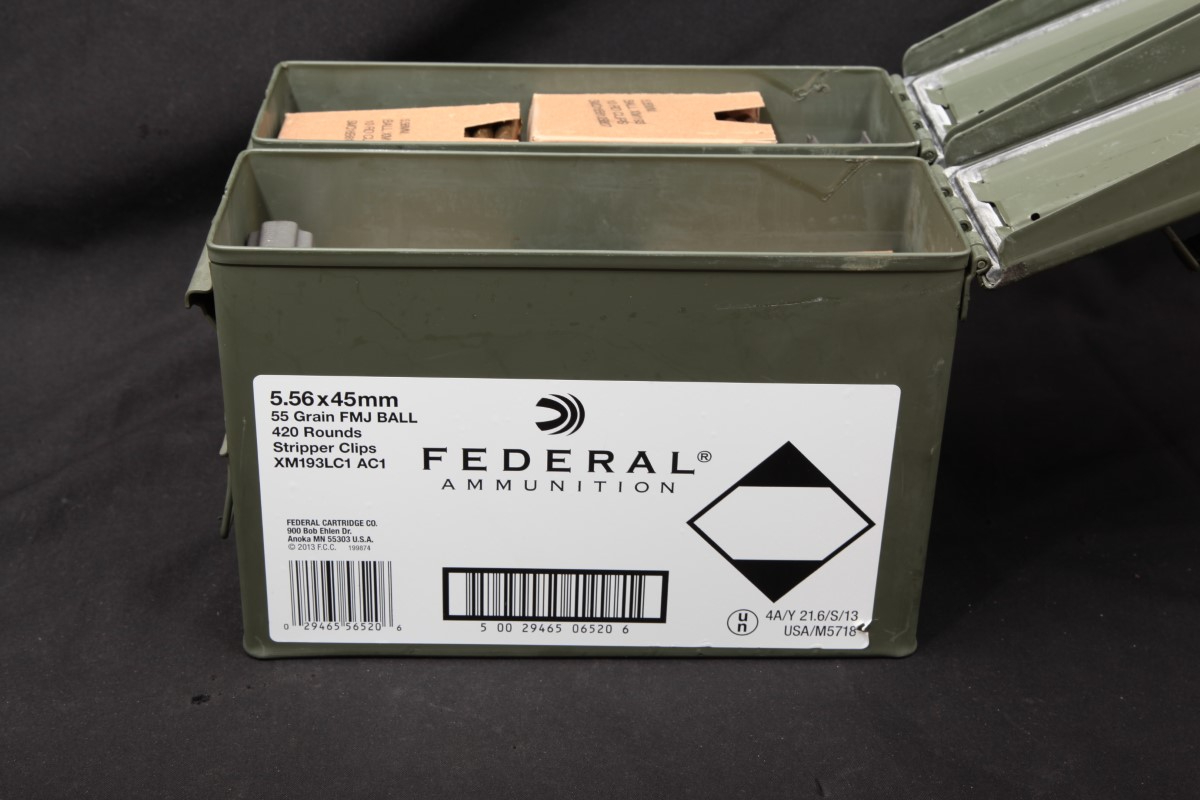 Pictures: Federal 780x 5.56mm Ammunition Ball XM193 55 Grain Bullets on ...