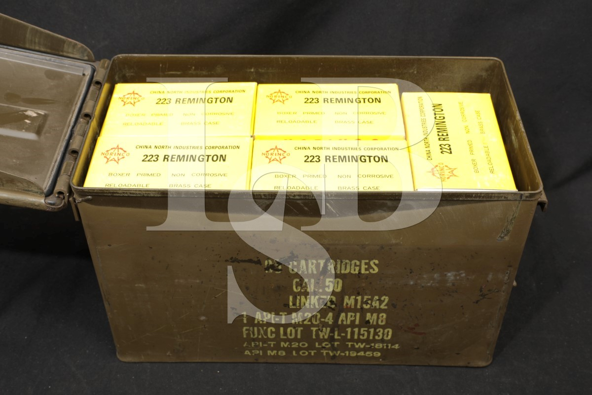 Norinco 820x .223 Rem. Ammunition Chinese FMJ Bullets 41x Boxes of 20x ...