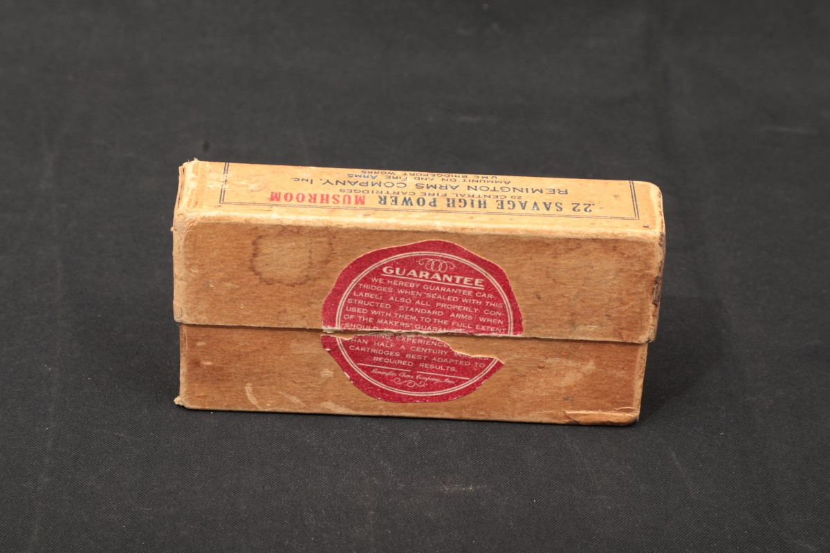 Remington Umc 20x .22 Savage High Power Vintage Ammunition In 1920`S ...