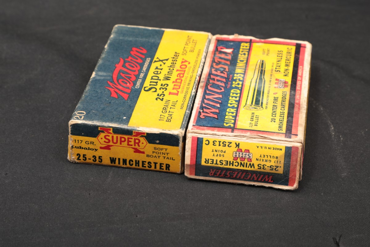 40x .25-35 Win. Ammunition Winchester & Western 117 Grain Jsp Bullets ...