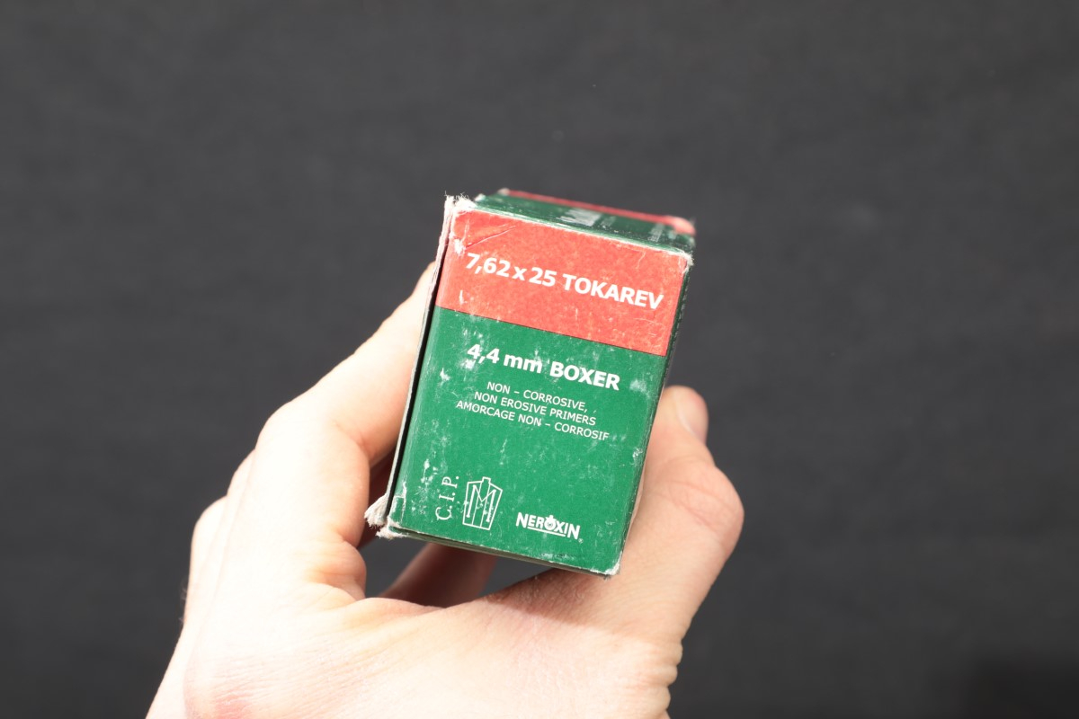 Sellier bellot 500x 7 62x25mm tokarev ammunition s b 85 grain fmj
