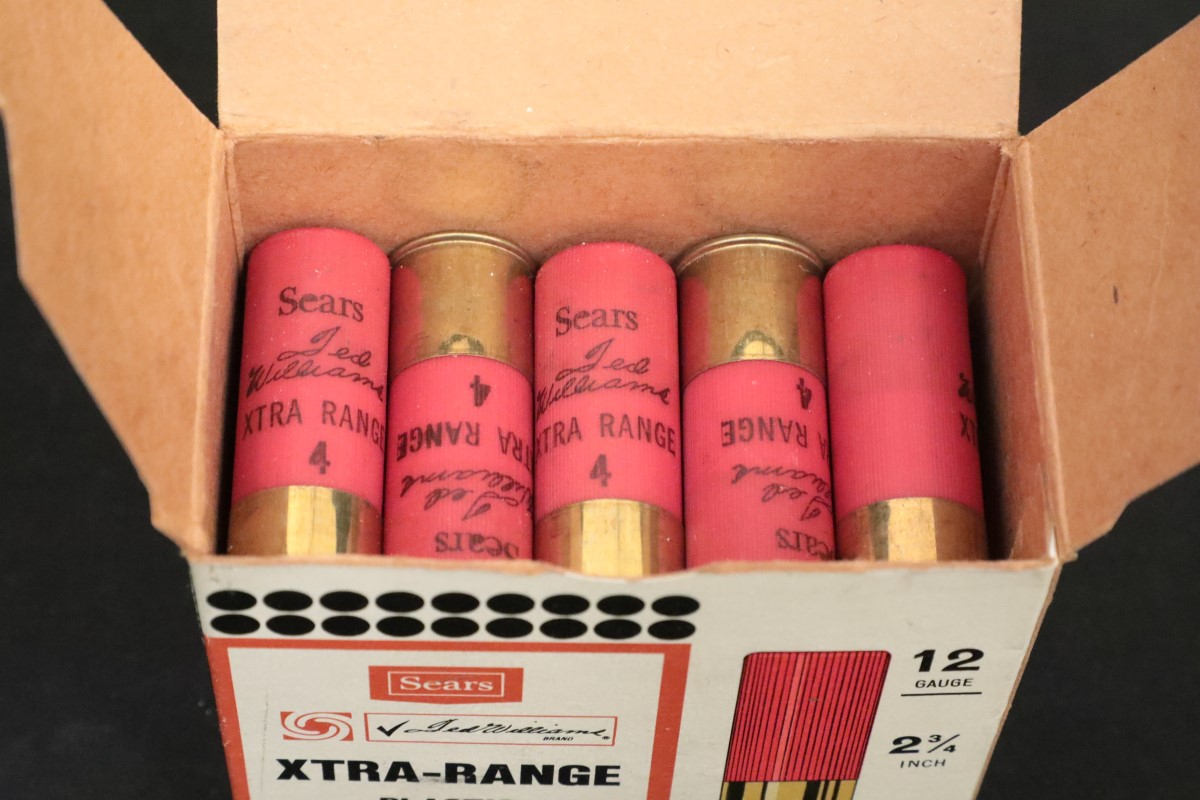 95x 12 Gauge Ammunition Sears Ted Williams Xtra-Range 2 3/4