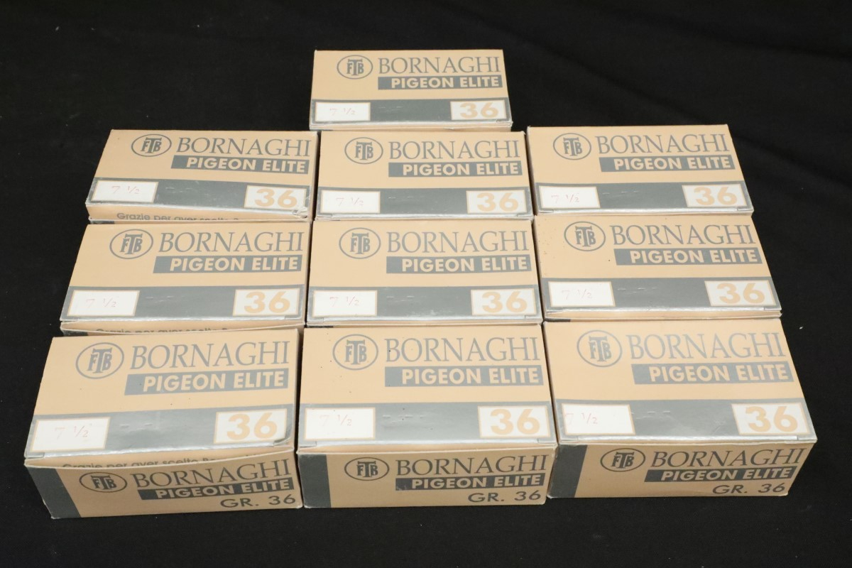 230x 12 Gauge Ammunition Bornaghi Pigeon Elite 2 3/4" 1 1/4 Oz 8 & 7 1