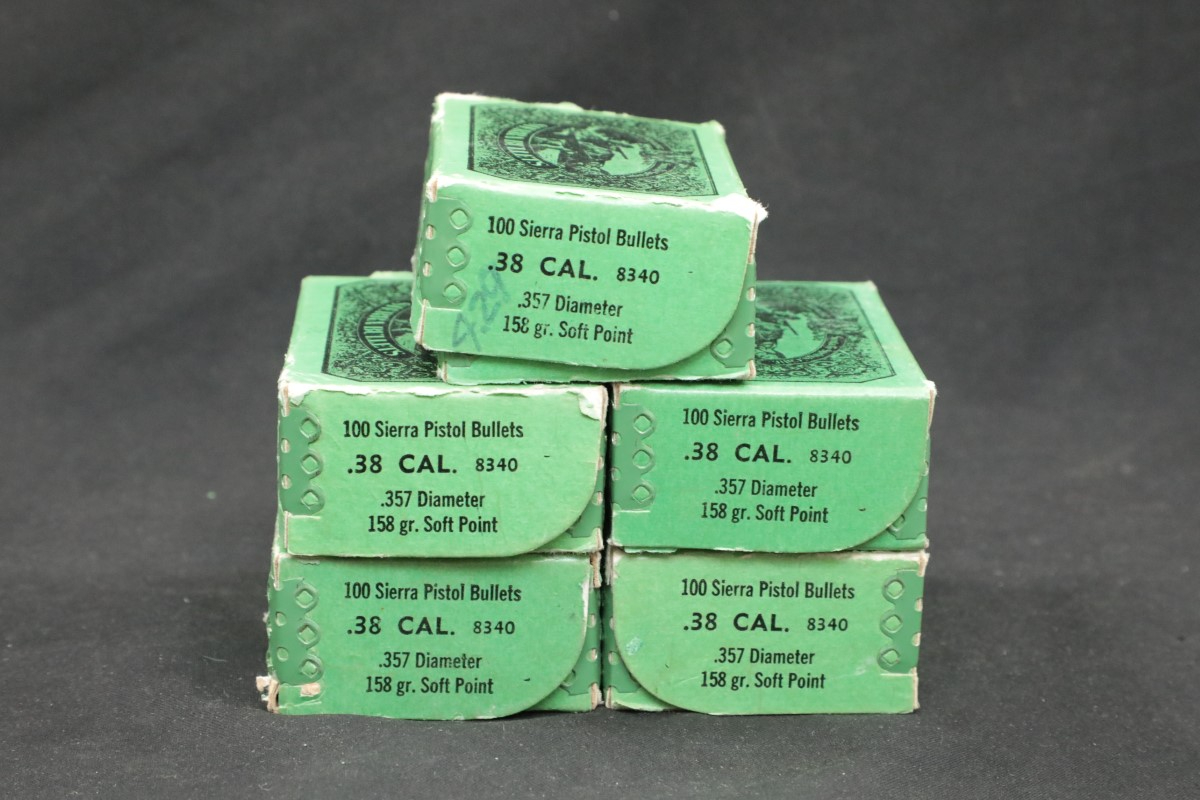 Sierra Bullets 481x .38 Caliber Bullets Sierra .357 Diameter 158 Grain ...