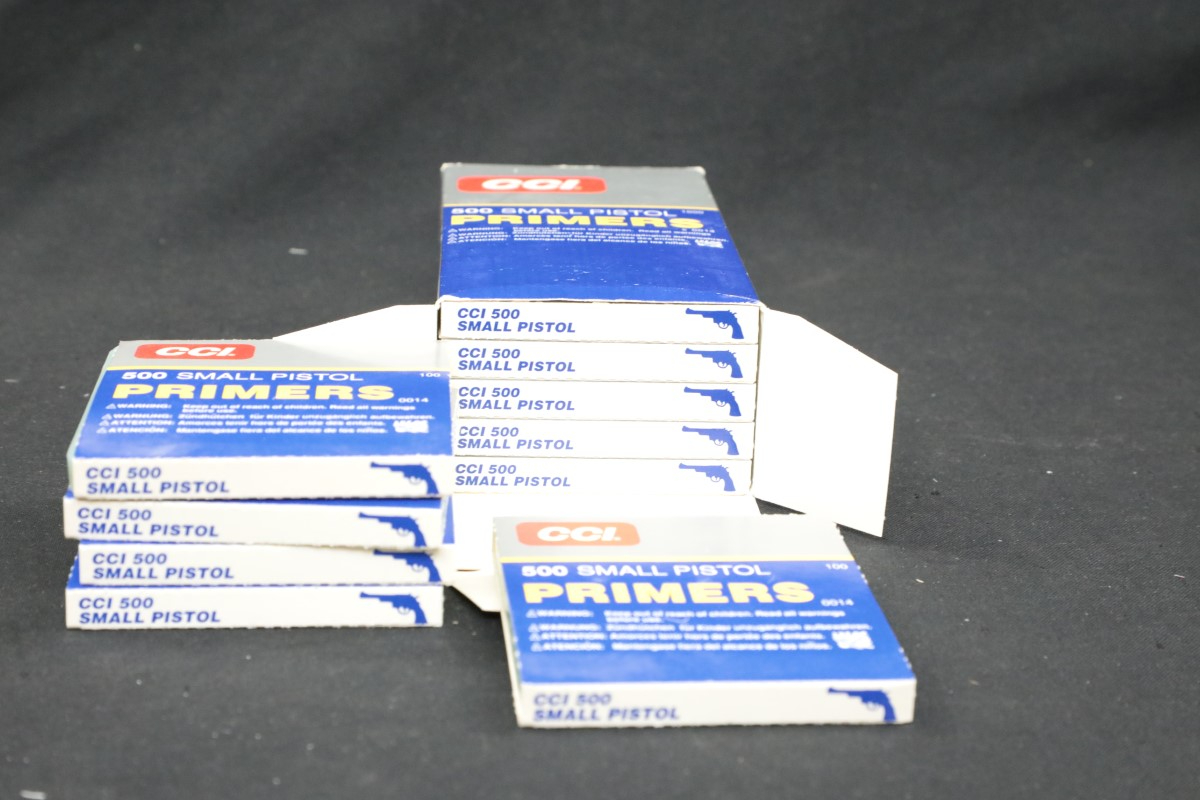 Cci Ammunition 4388x Small Pistol Primers Local Pickup Only Cci Mixed Sm. Pistol & Sm. Pistol