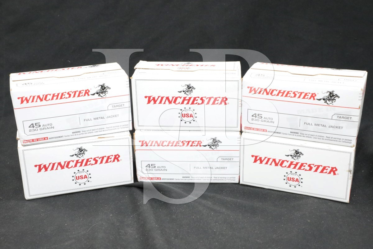 Winchester 600x .45 Acp Ammunition Win. White Box Target/Range 230 ...