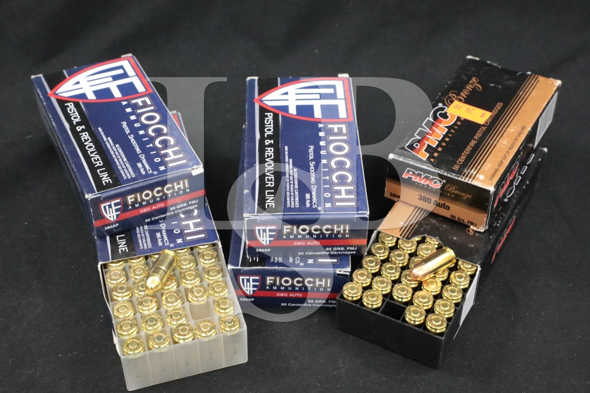 Mixed 300x 380 Acp Ammunition Fiocchi Pmc 90 95 Grain Fmj Bullets 380 Auto Ammo 380 Acp For Sale At Gunauction Com