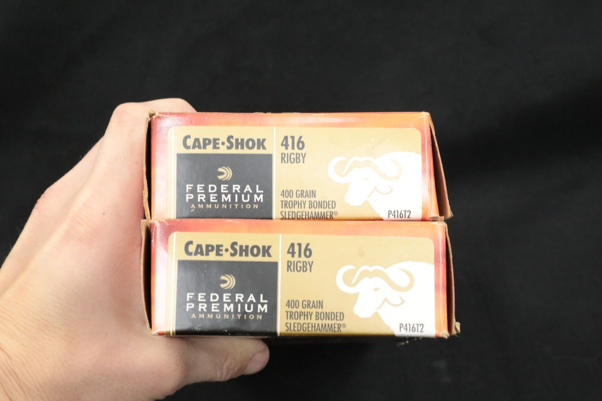 Federal Premium Ammunition 40x .416 Rigby Ammunition Federal CapeShok