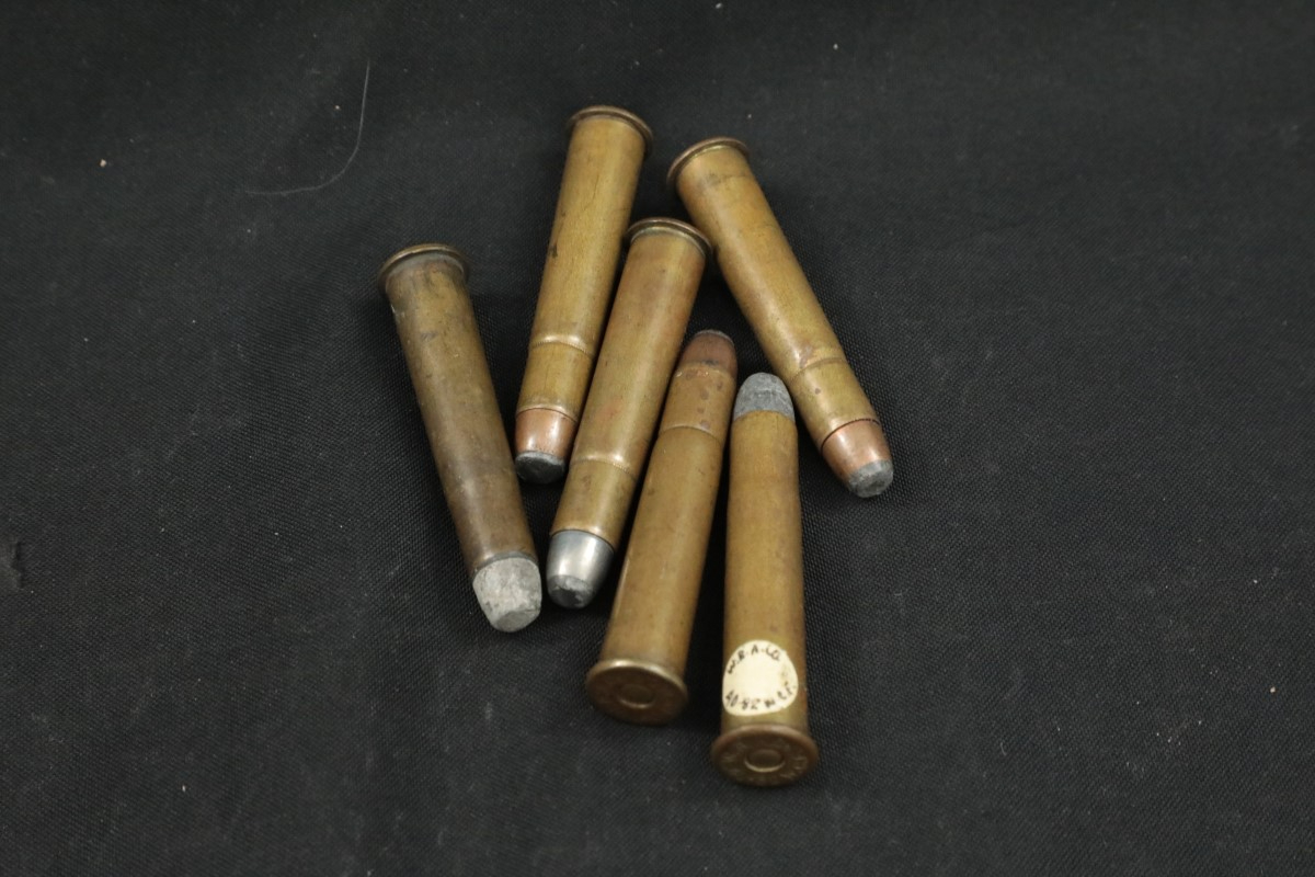 Mixed 22x .4082 Wcf Vintage Ammunition Win, RemUmc & Reloaded Lead Rnfp & Jsp Bullets .4082