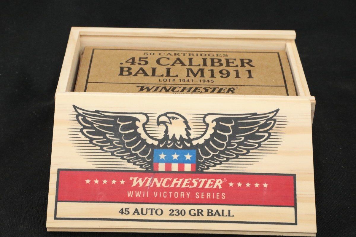 Winchester 50x .45 Auto Ball M1911 Ammunition Win. Wwii Victory Series ...