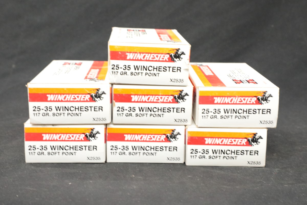 Winchester 140x .25-35 Win. Fired Brass Cases in Original Boxes Win ...