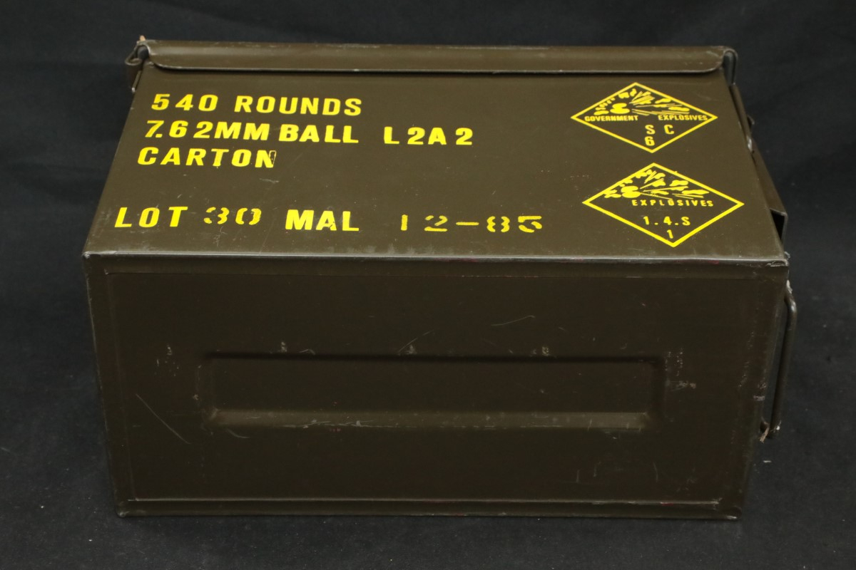 540x 7.62x51mm Ball L2a2 Ammunition Malaysian 146 Gr. Fmj Magnetic ...