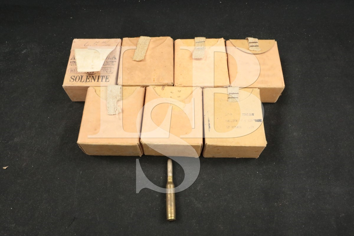 119x 6 5x52mm carcano ammunition italian 1923 1936 in clips in