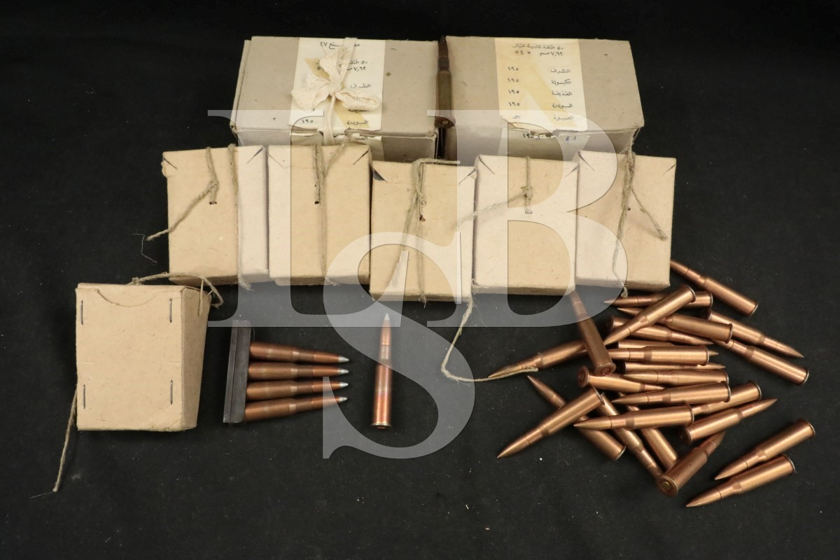 Mixed 186x 7 62x54r ammunition russian on stripper clips fmj magnetic