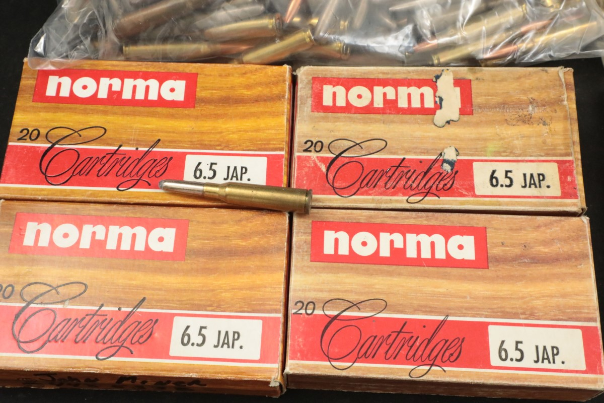 650x 6 5x50 japanese ammunition mixed lot british chinese norma