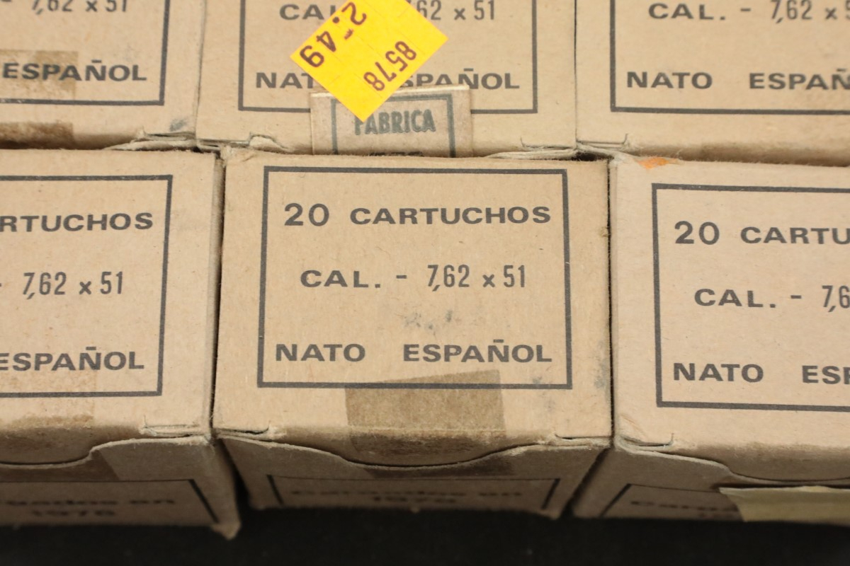 360x 7.62x51mm NATO Ammunition Spanish Military 1978 FMJ