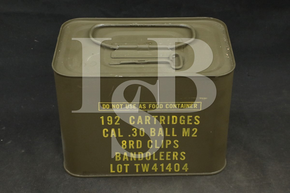 US Military Surplus 192x .30-06 Springfield .30 Ball M-2 Ammunition on ...