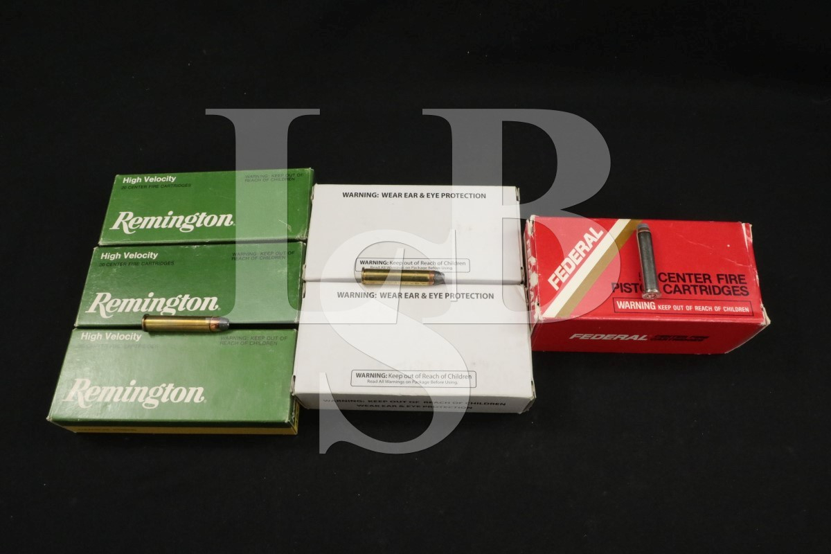 126x .357 Remington Maximum Ammunition Rem, Fed, Miwall 158 & 180 Grain ...