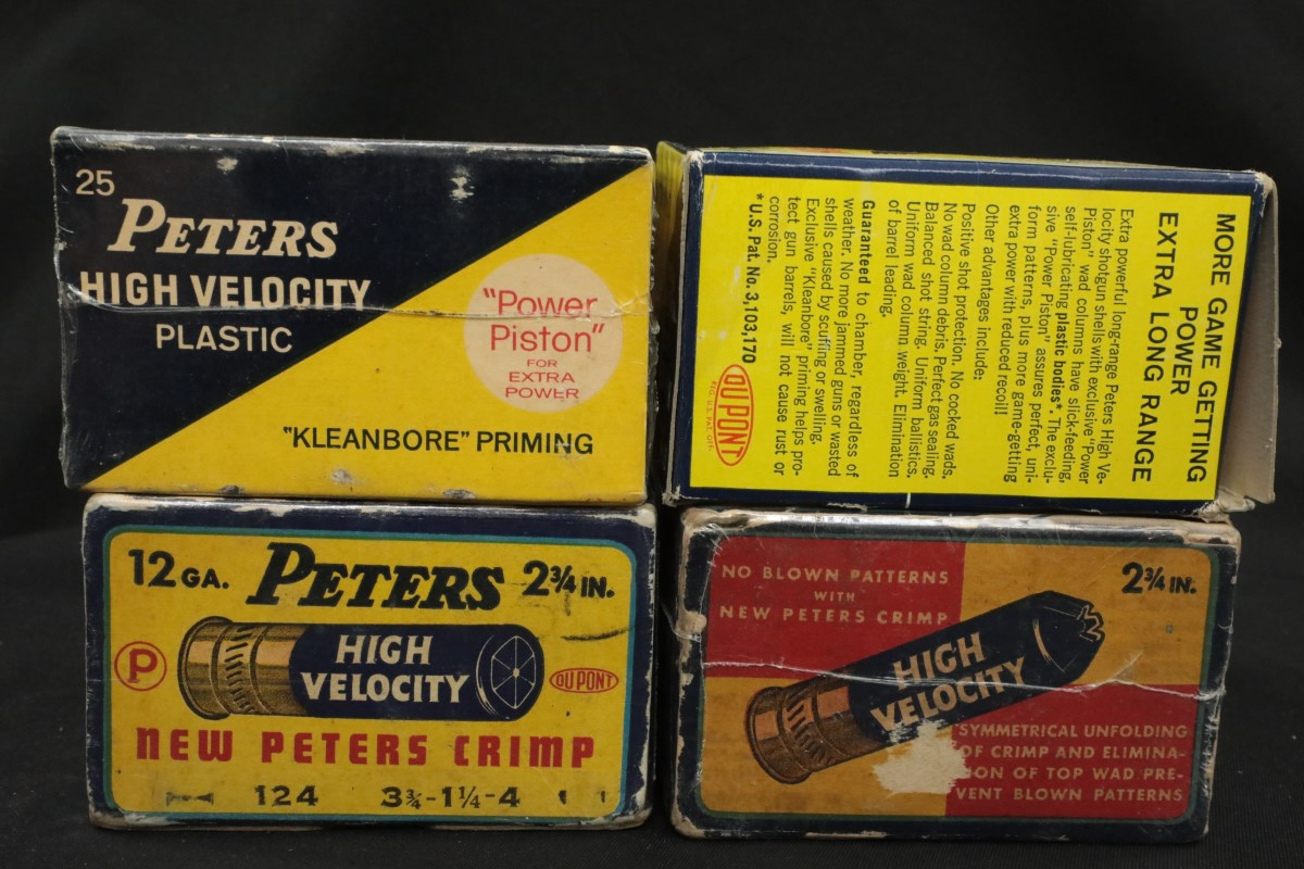 Peters Cartridge Company 100x 12 Gauge Vintage Ammunition in 4x ...