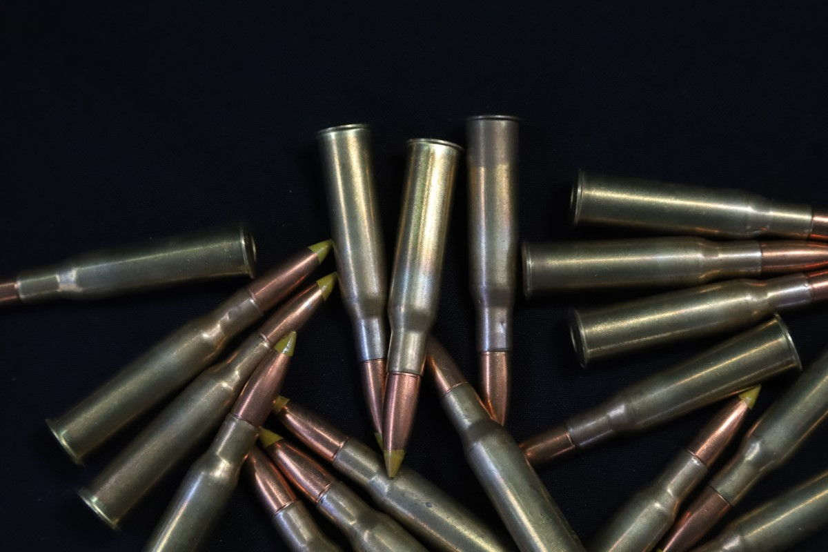 Bulgarian 49x 7 62x54r ammunition 1955 yellow tip heavy ball magnetic