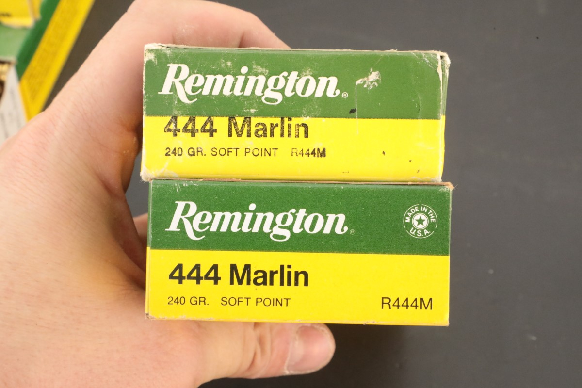 Remington 199x .444 Marlin Ammunition Rem, Hornady, Reloads 240 & 265 ...