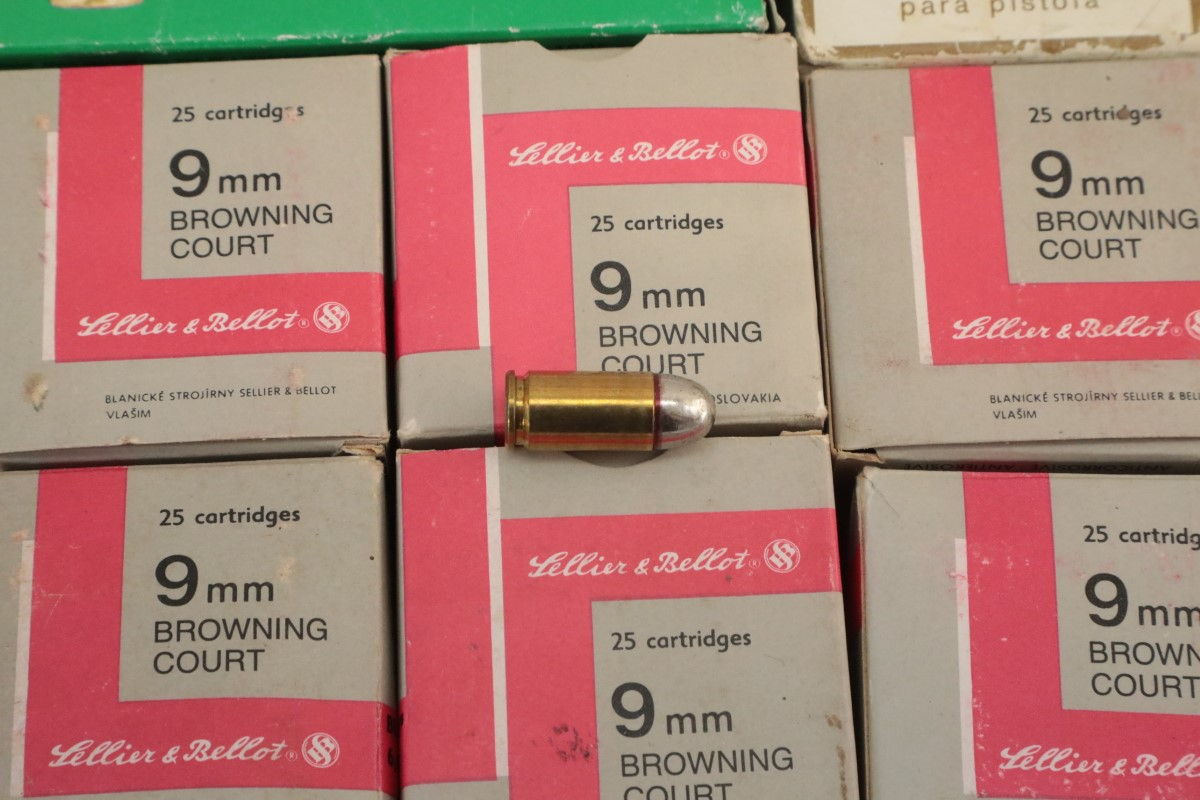 Sellier & Bellot 200x 9mm Browning Short Ammunition .380 Auto S&B ...