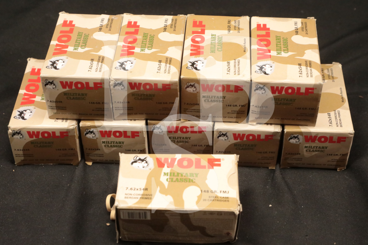 Tula Ammo 7.62x54r 148 Gr Fmj Steel Case 20box For Sale