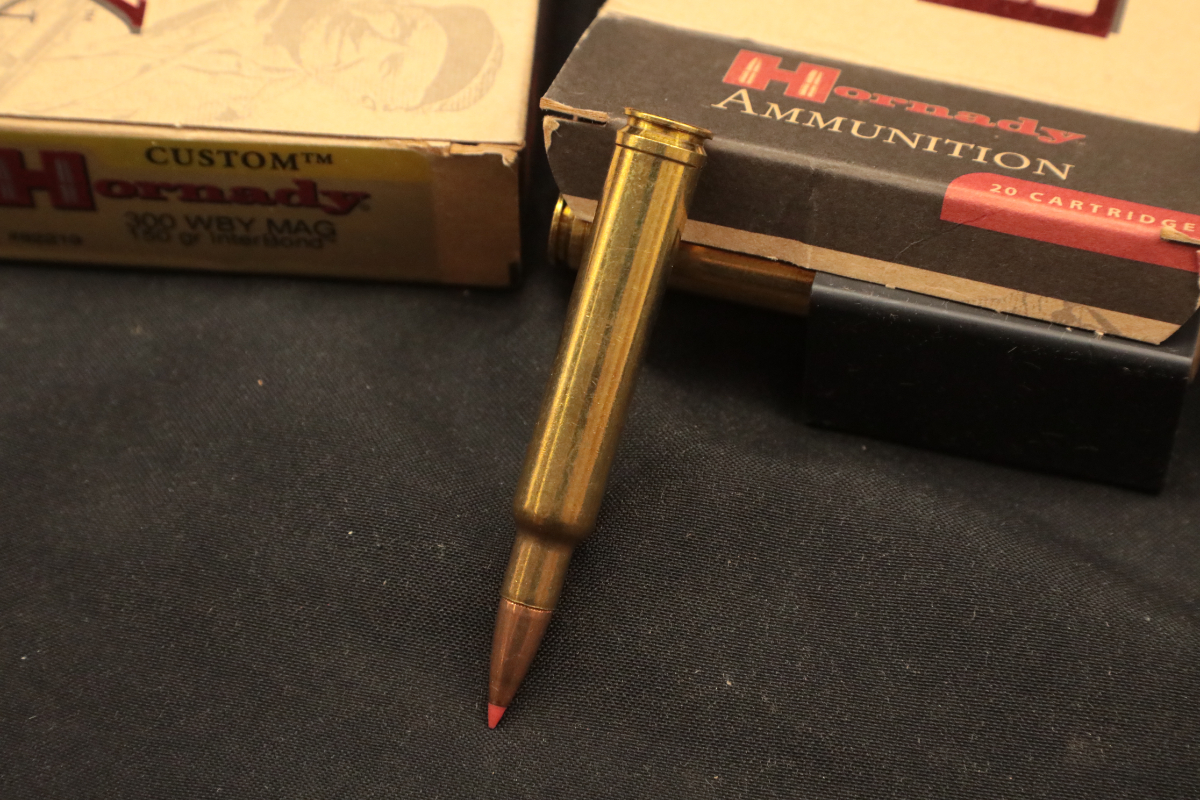 Hornady 51x .300 Weatherby Magnum Ammunition 150 Gr. InterBond ...