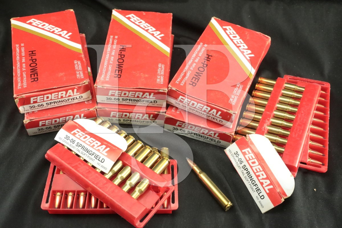 Federal Cartridge Corporation 160x .30-06 Springfield Ammunition Fed ...