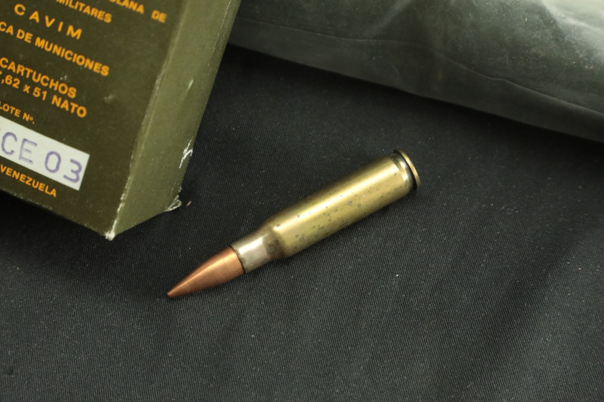 Venezuela military 320x 7 62x51 nato ammunition cavim fmj non magnetic