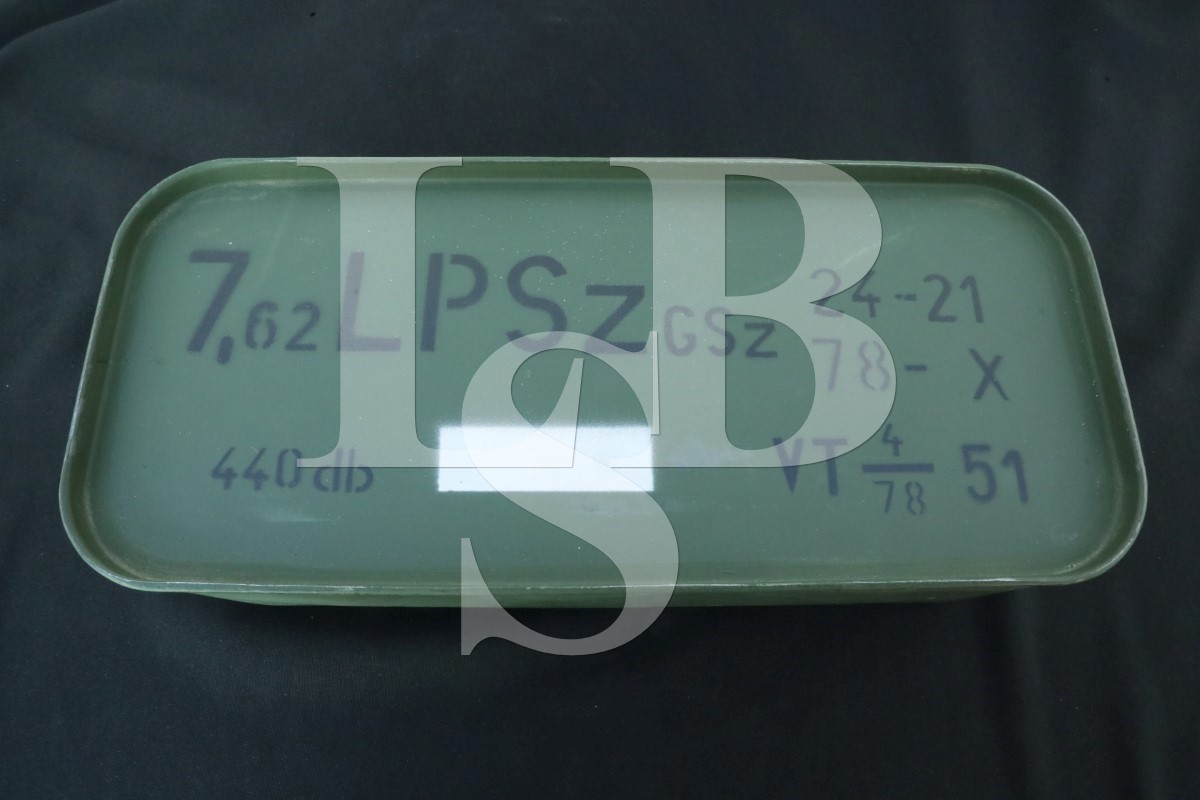 Polish 7.62x54r Ammunition Is A Sealed Spam Can Silver Tip Steel