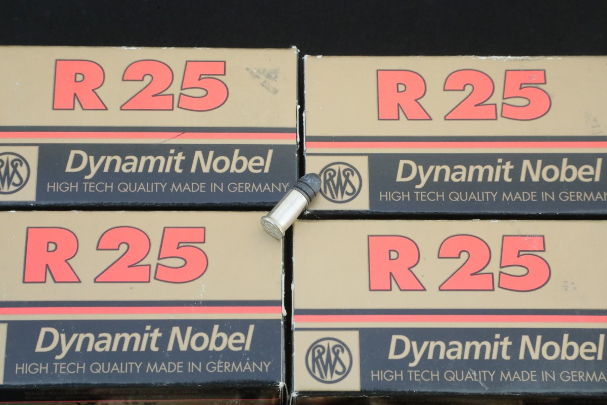 DynamitNobel 249x .22 Short & .22 Wmr Ammunition Rws 29 Gr. Lead Rn
