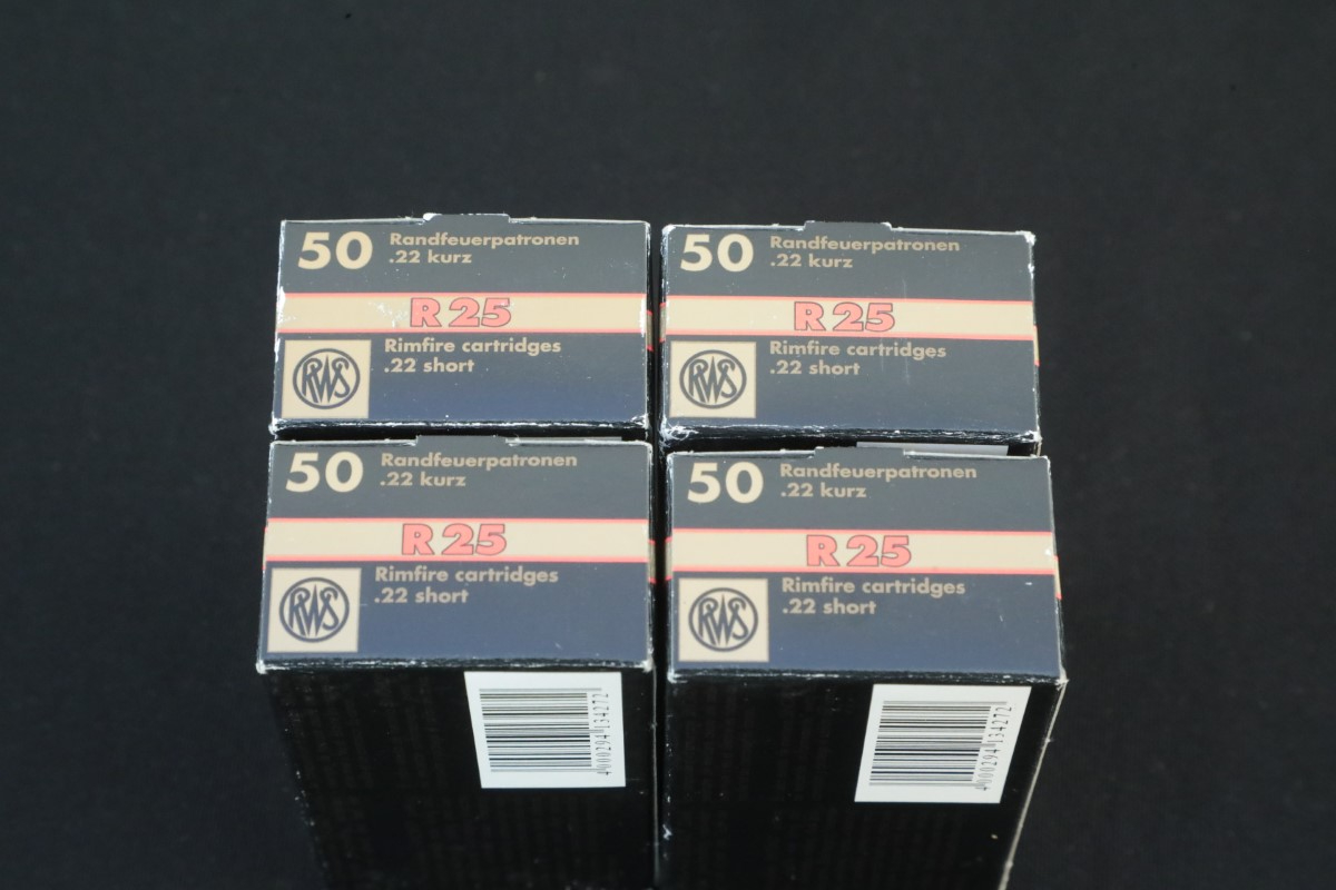 DynamitNobel 249x .22 Short & .22 Wmr Ammunition Rws 29 Gr. Lead Rn