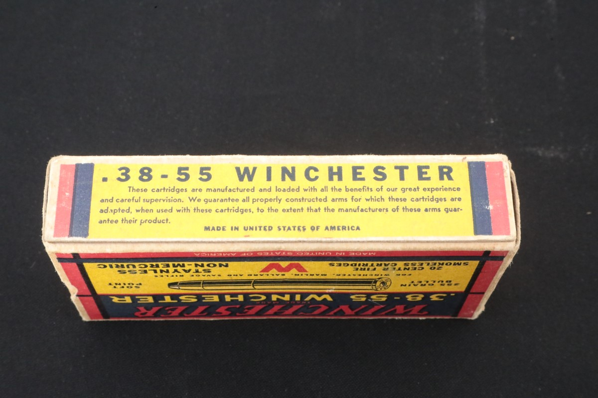 Winchester 40x .38-55 Win. & .250-3000 Savage Vintage Ammunition Win ...