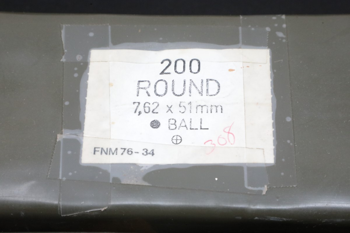 Portugal 400x 7 62x51mm nato ball ammunition in 2x battle packs fnm 76