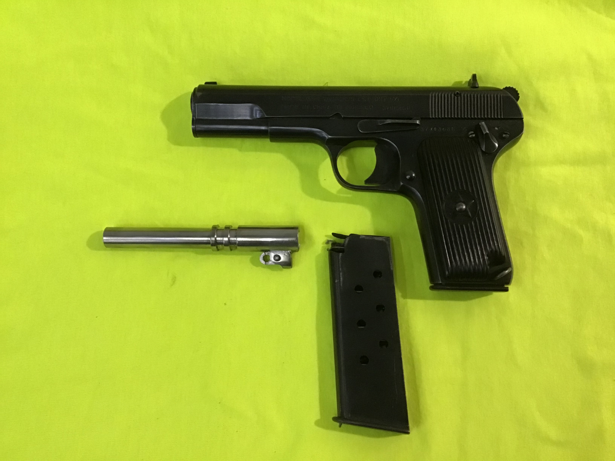 Super nice pistol comes with both 7 62x25 9mm barrels norinco model