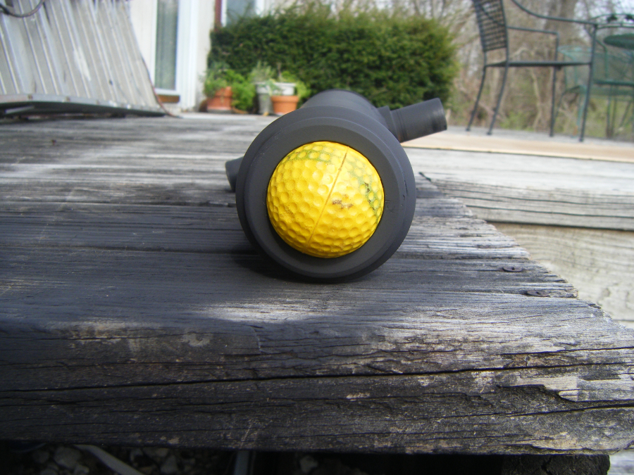 GOLF BALL FIRING STEEL 21 NAVY CANNON Picture 4