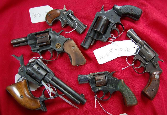 R.G. Industries RG, German, Derringer, Davis, Busted and Rusted