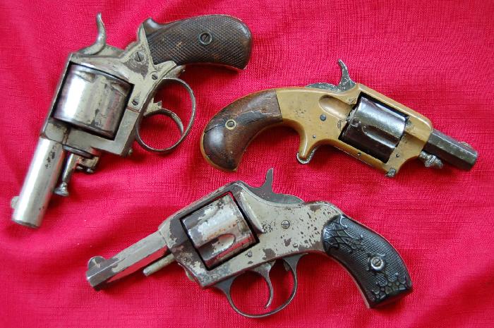 Harrington & Richardson, Inc. H&r, Bulldog 44, Brass Frame Revolver, 3 