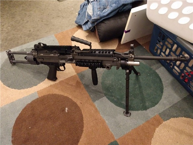 Fn M249s Belt Fed Rifle - Complete Package .223 Rem. For Sale At 