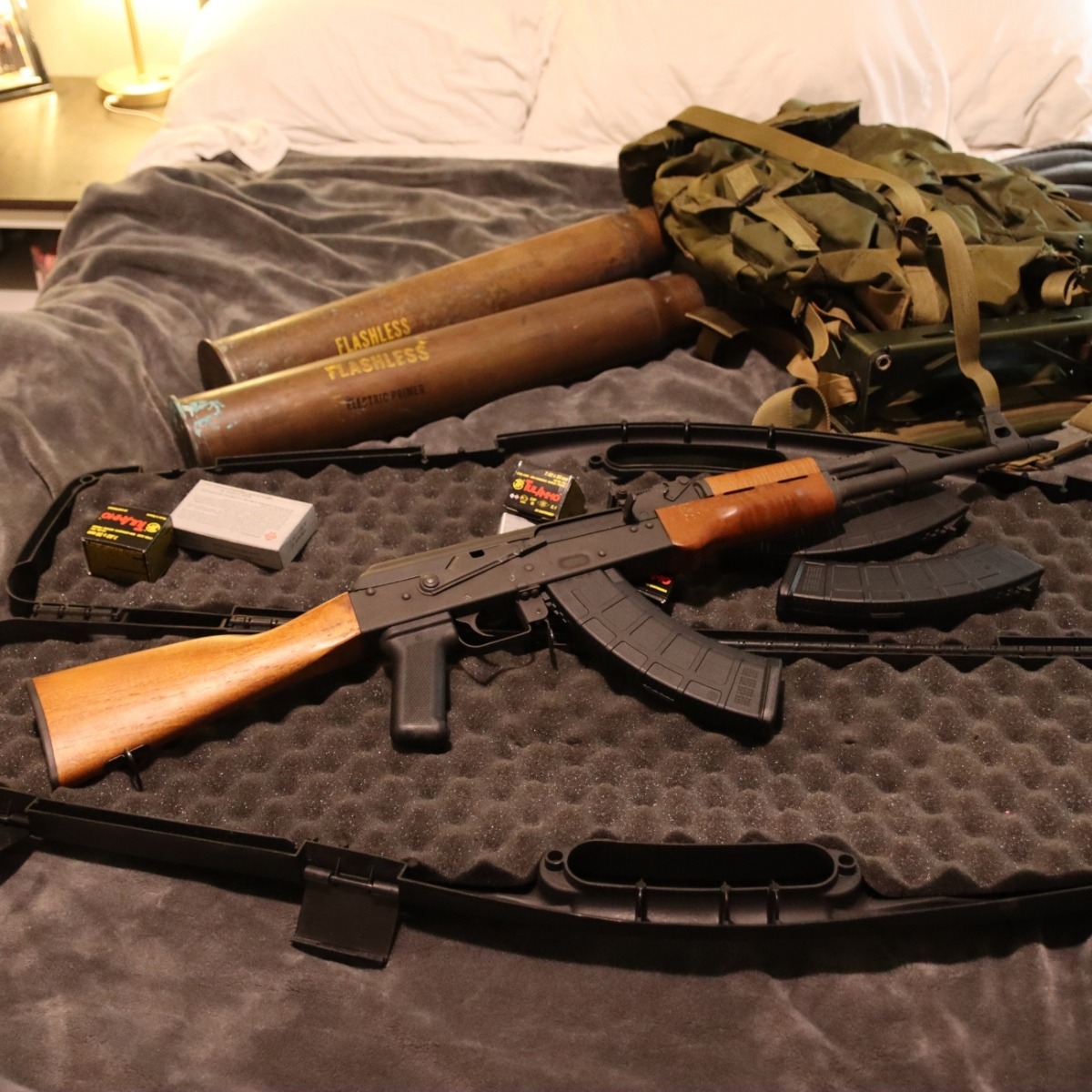 Never Fired Century Arms Vska 7.62 X 39 Light Wood Furniture 3 Magazines Included 7.62x39