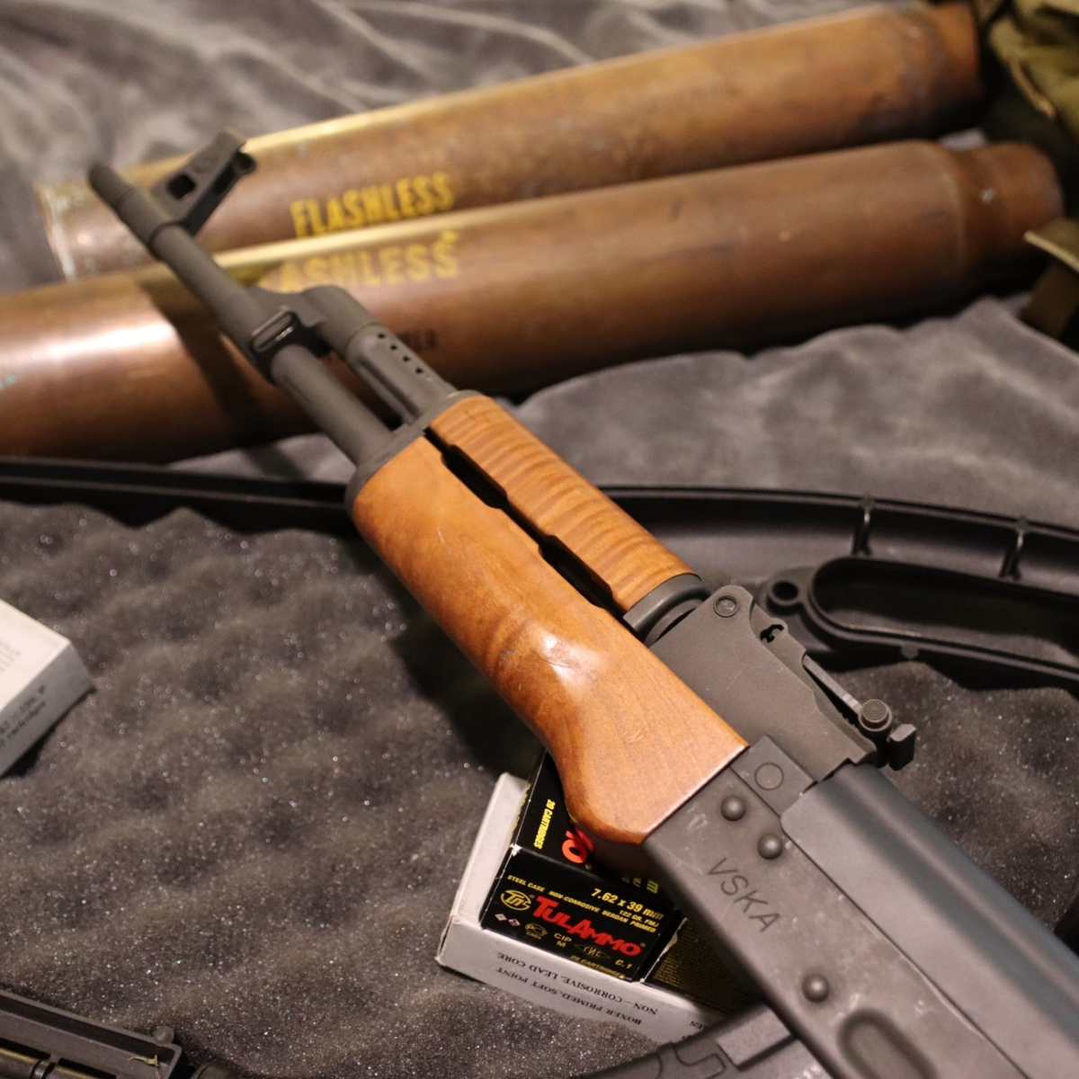 Never Fired Century Arms Vska 7.62 X 39 Light Wood Furniture 3 Magazines Included 7.62x39