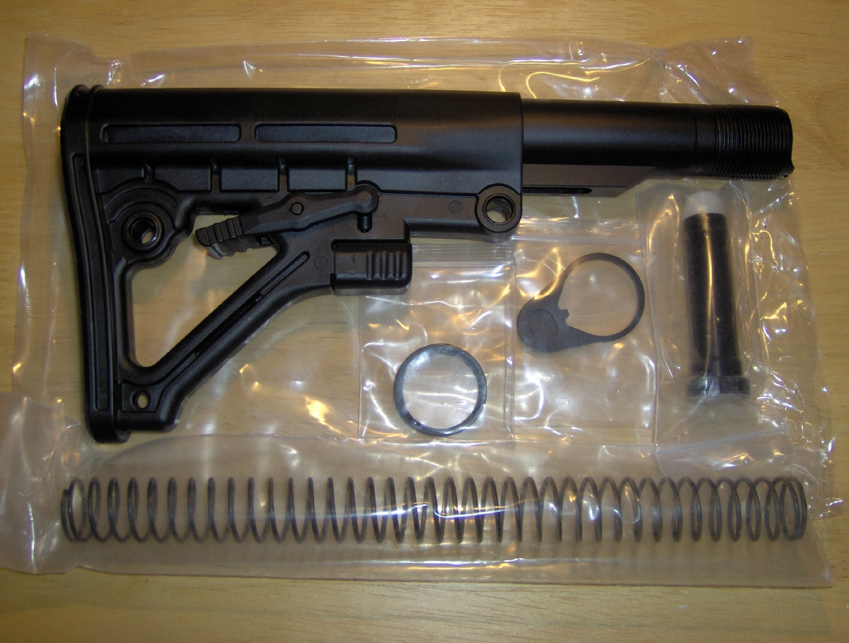 Trinity Force Omega AR 15 Stock Kit Mil Spec 6 Position Black