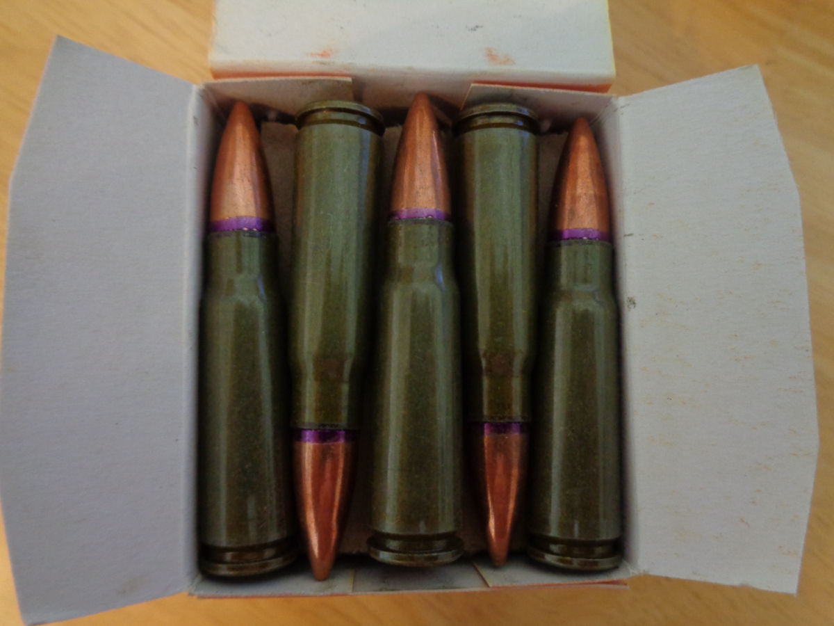 20 round boxes of 7.62x39 124 gr FMJ BT Golden Tiger Ammo 17240553 ...