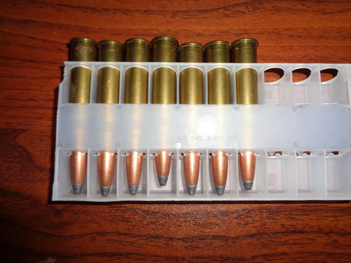 7 rounds of S&B brass cased, boxer primed, Re-loadable 154 grain Soft ...