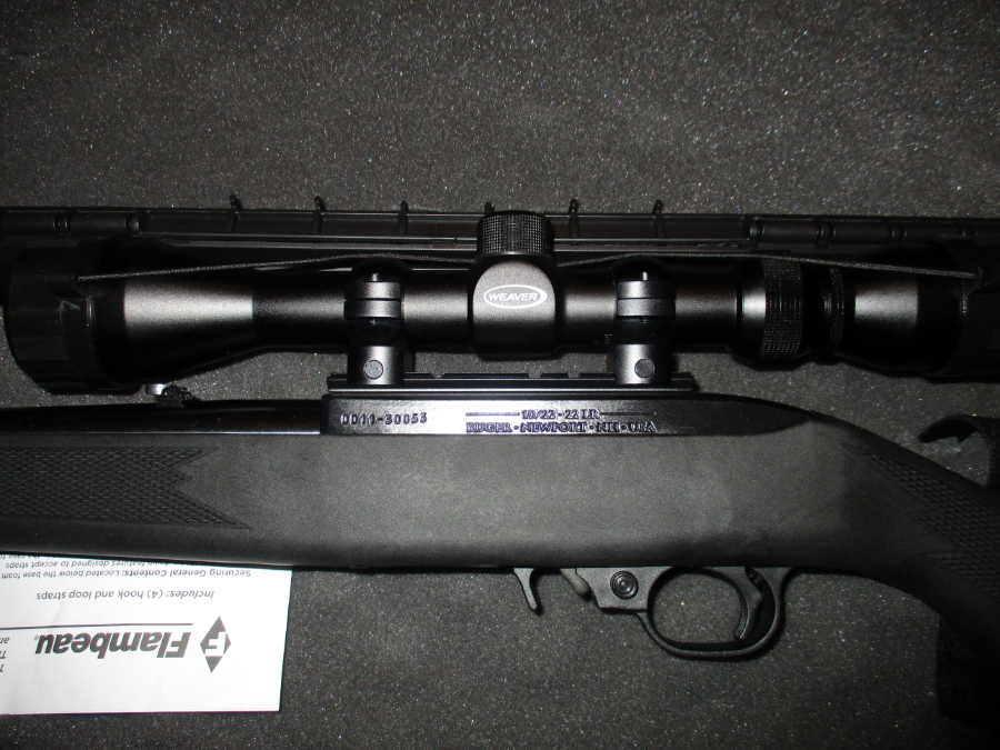 RUGER 10/22 CARBINE 22 LR WITH/SCOPE .22 LR 14735897 - GunAuction.com