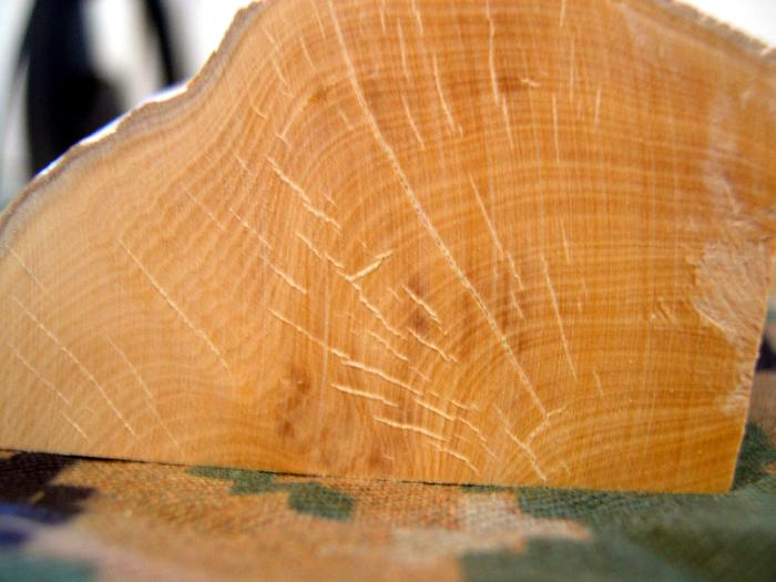 Yellow Australian Sandalwood Handgun Grip Blank For Sale at GunAuction