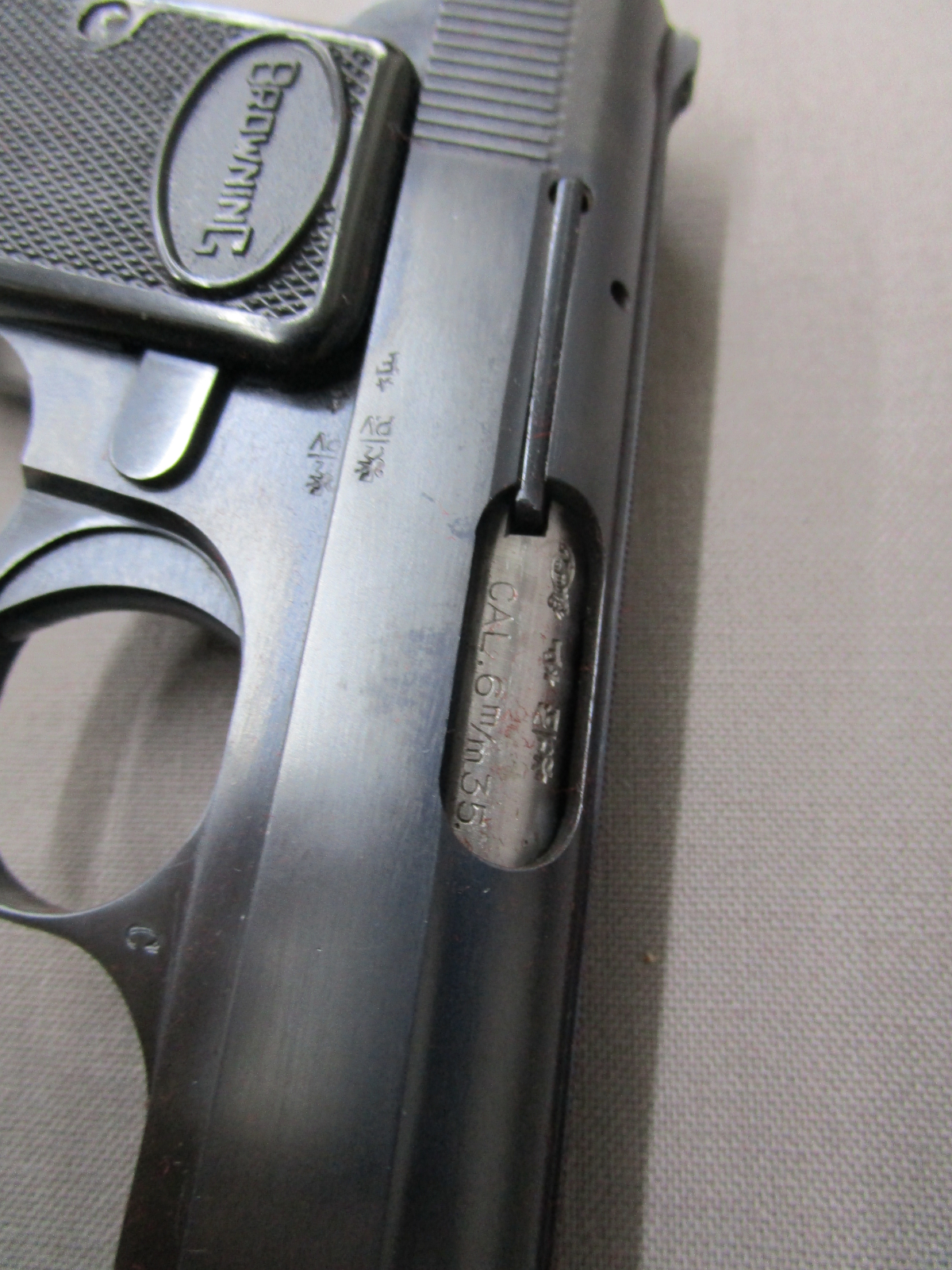 Browning Quality Piece .25 Caliber Compact Lightweight Pistol Made In