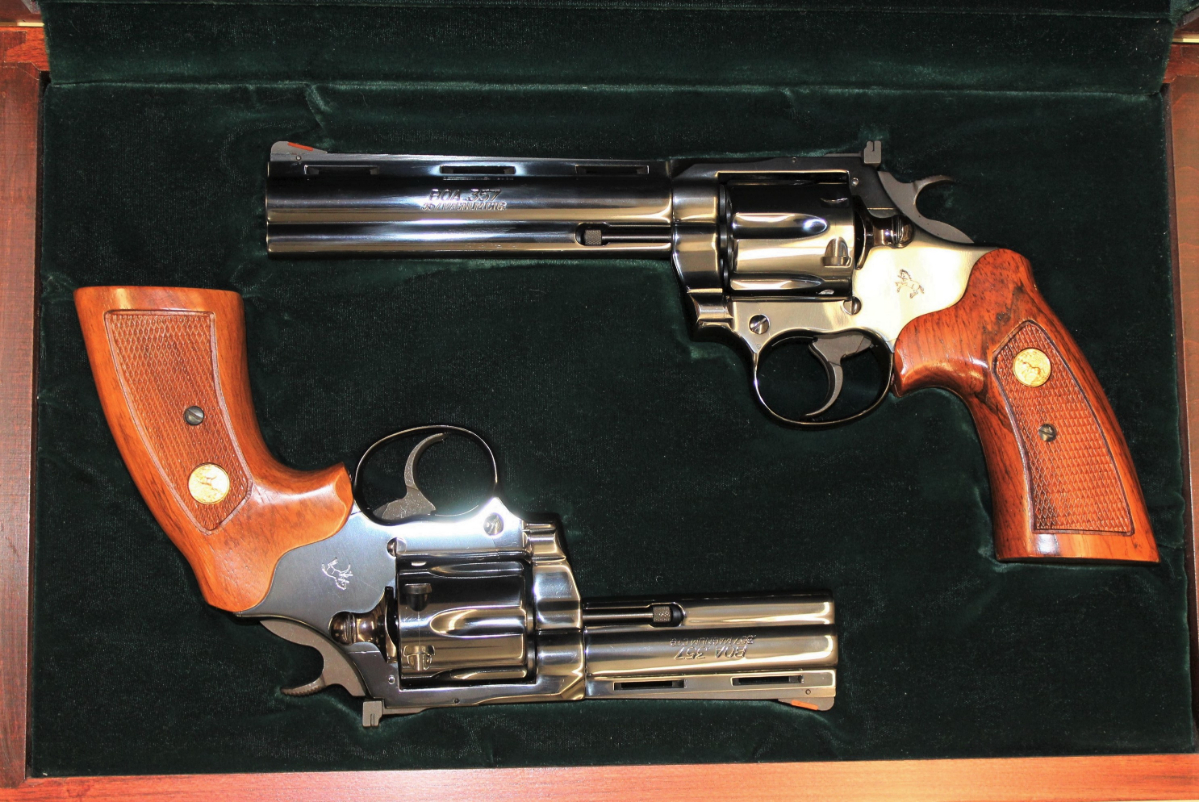 Colt Set Of Two Boa Revolvers 4 .357 Magnum For Sale at GunAuction.com -  14875903